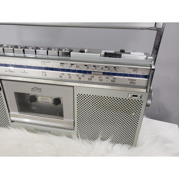 JVC RC-S5JW BIPHONIC Stereo With AC Adapter Pack‎ FM AM Works - Picture 7 of 13